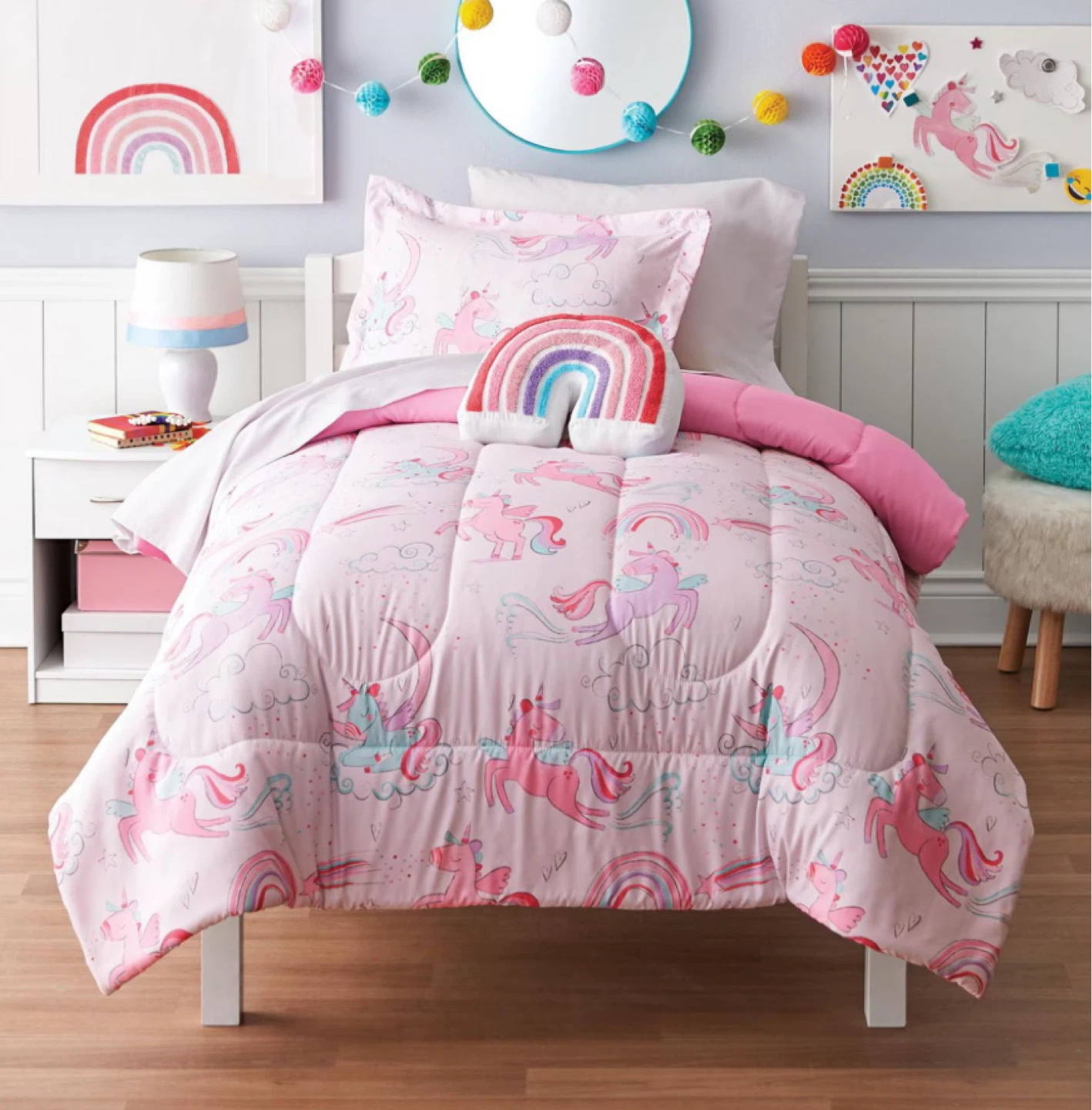 Kids Unicorn Comforter Set - photo 3
