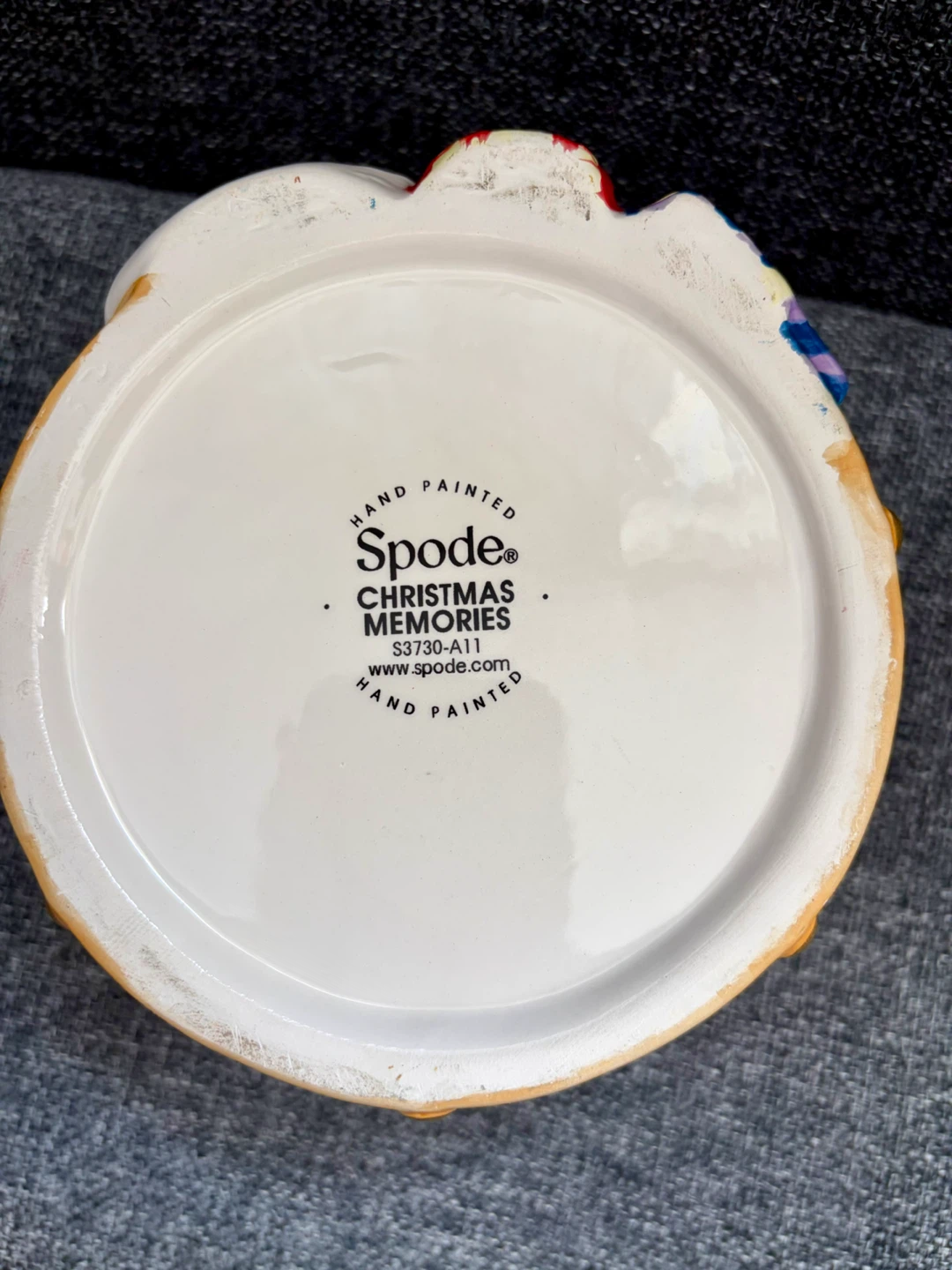 Spode Christmas Memories Santa Drum Container - photo 4
