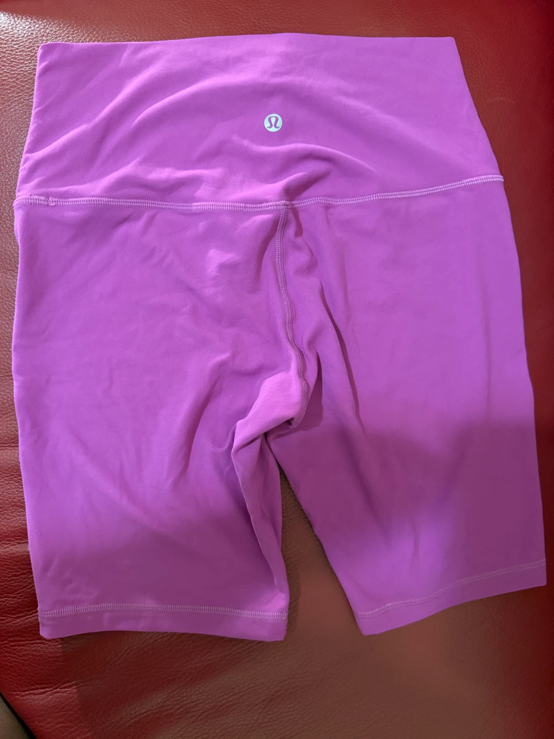 Lululemon Align High-Rise Bike Shorts - Vivid Plum - Size 8 - photo 2