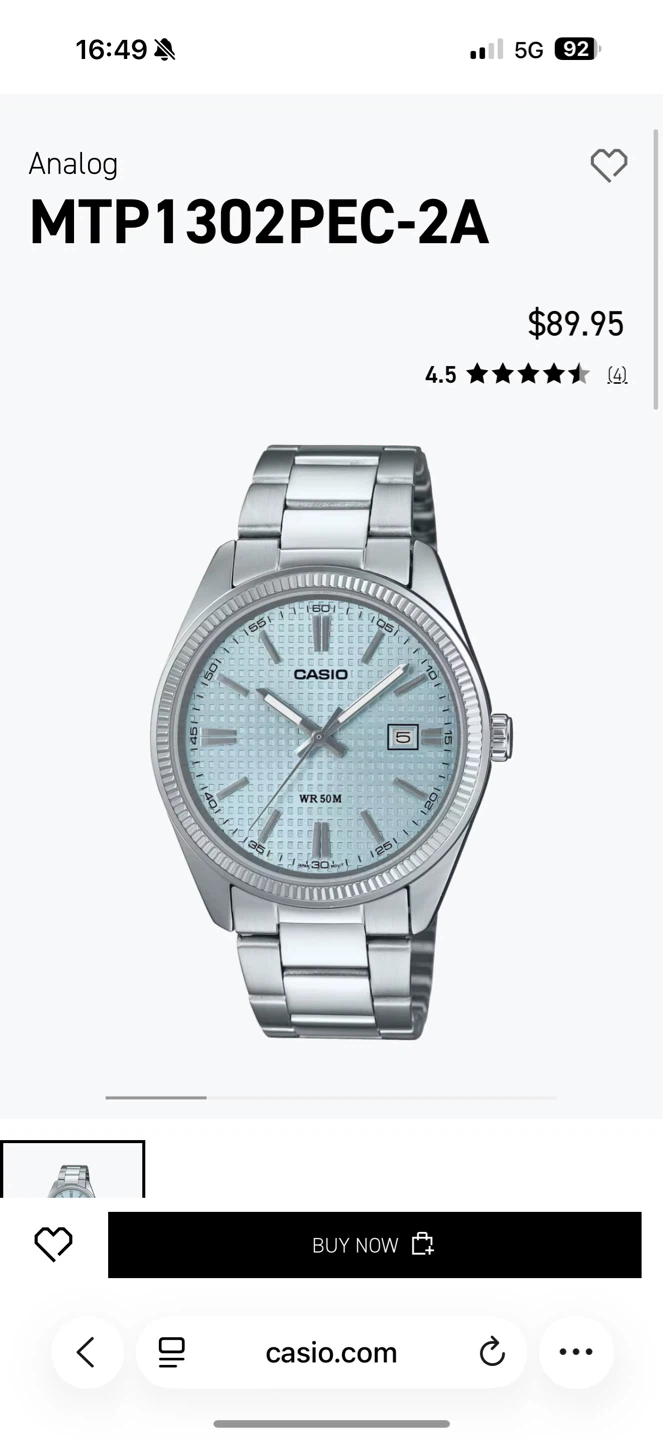 Casio Analog Watch MTP1302PEC-2A - photo 4