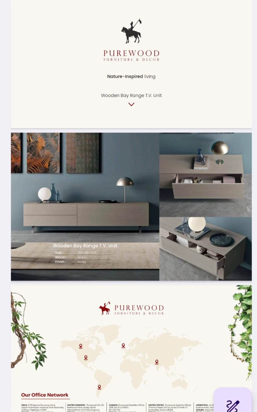 Purewood Wooden Bay Range