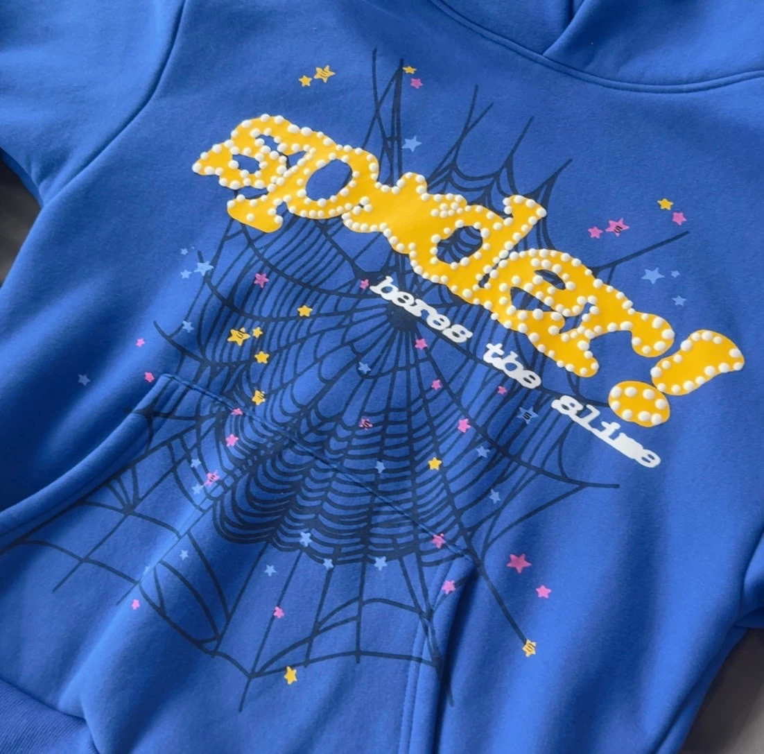 Dark blue sp5der hoodie Offer price/trades - photo 3