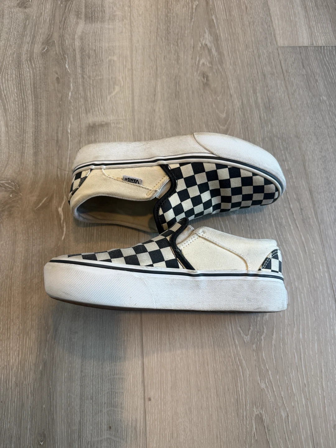 Vans Checkerboard Platform Slip Ons - photo 3