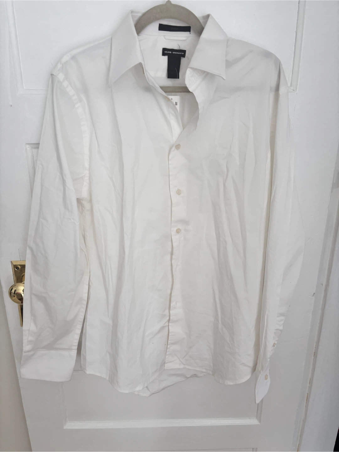 Club Monaco White Dress Shirt size L