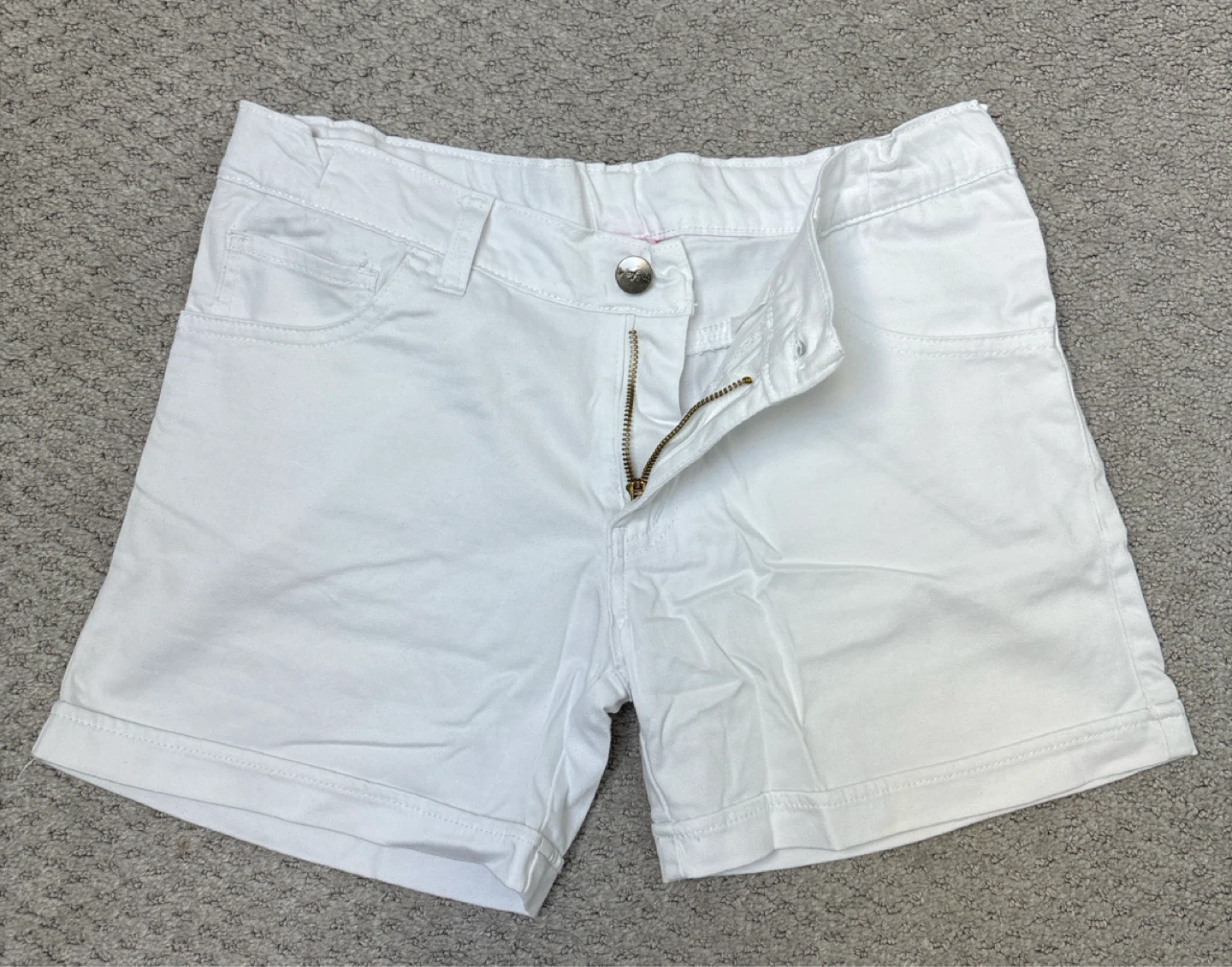 Byloz Girls White Shorts