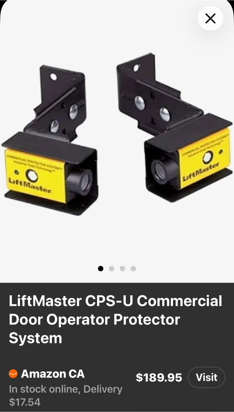 LiftMaster CPS-U Commercial Door Operator Protector System - photo 2