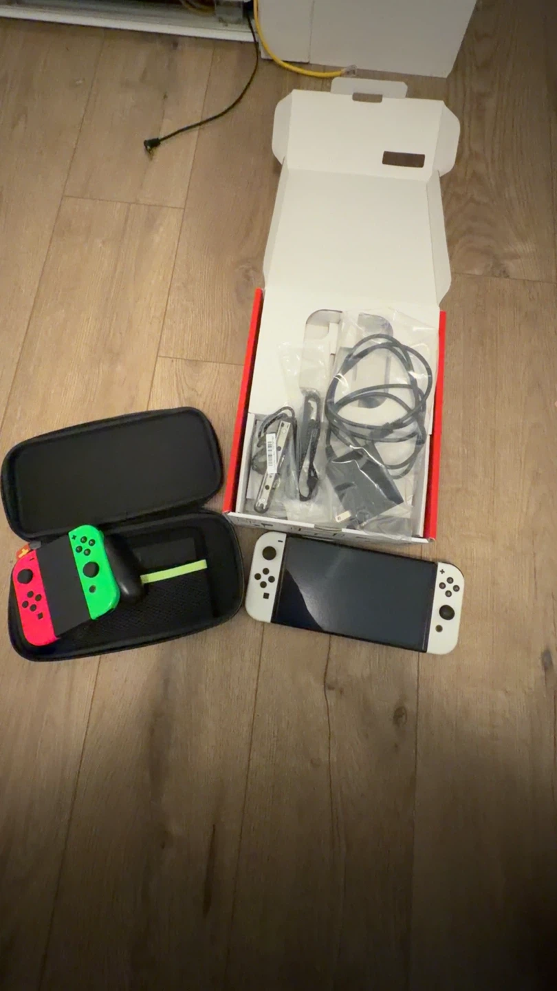 Nintendo Switch OLED Mario Case Bundle