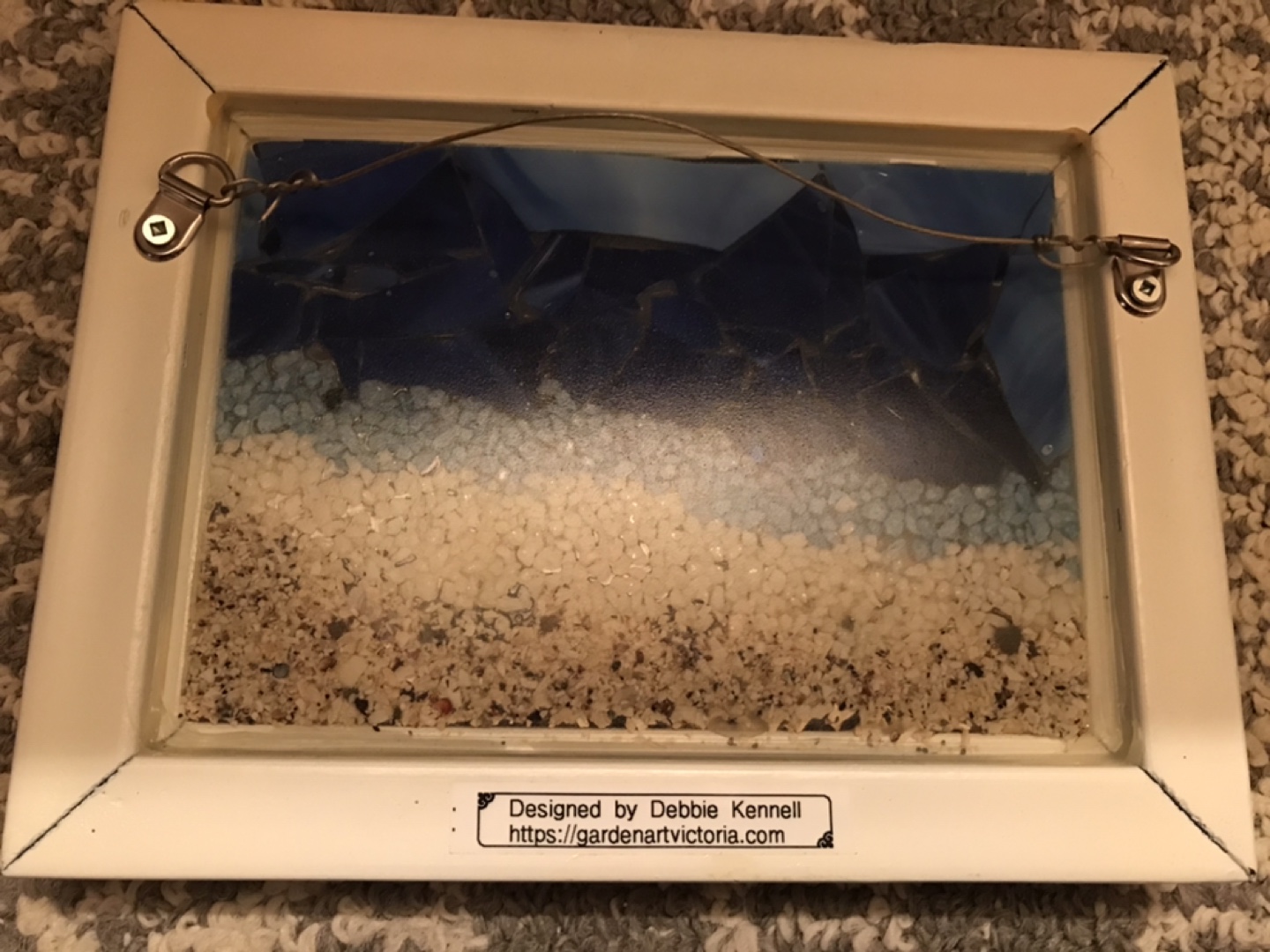 Beach Scene Shadow Box Art by Debbie Kennell - photo 2
