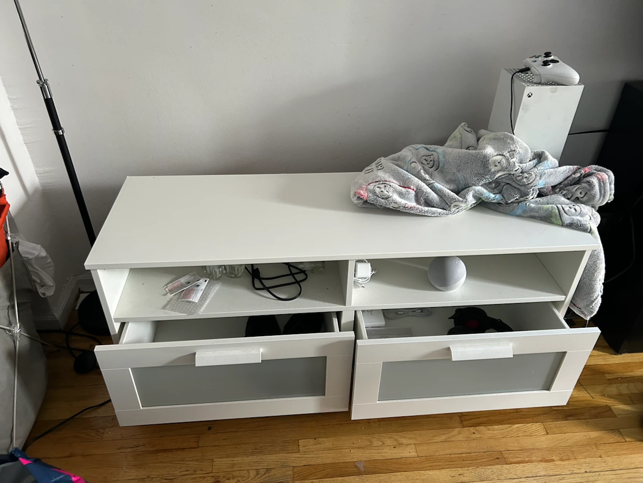 White Media Console / Storage Unit