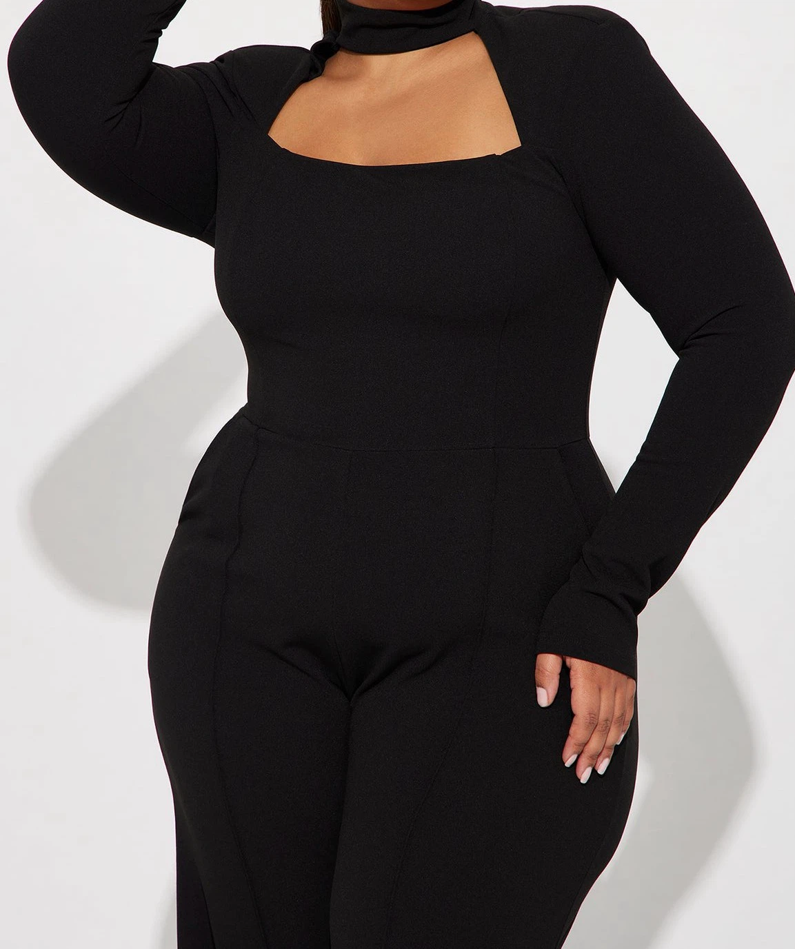 Black Cut-Out Jumpsuit