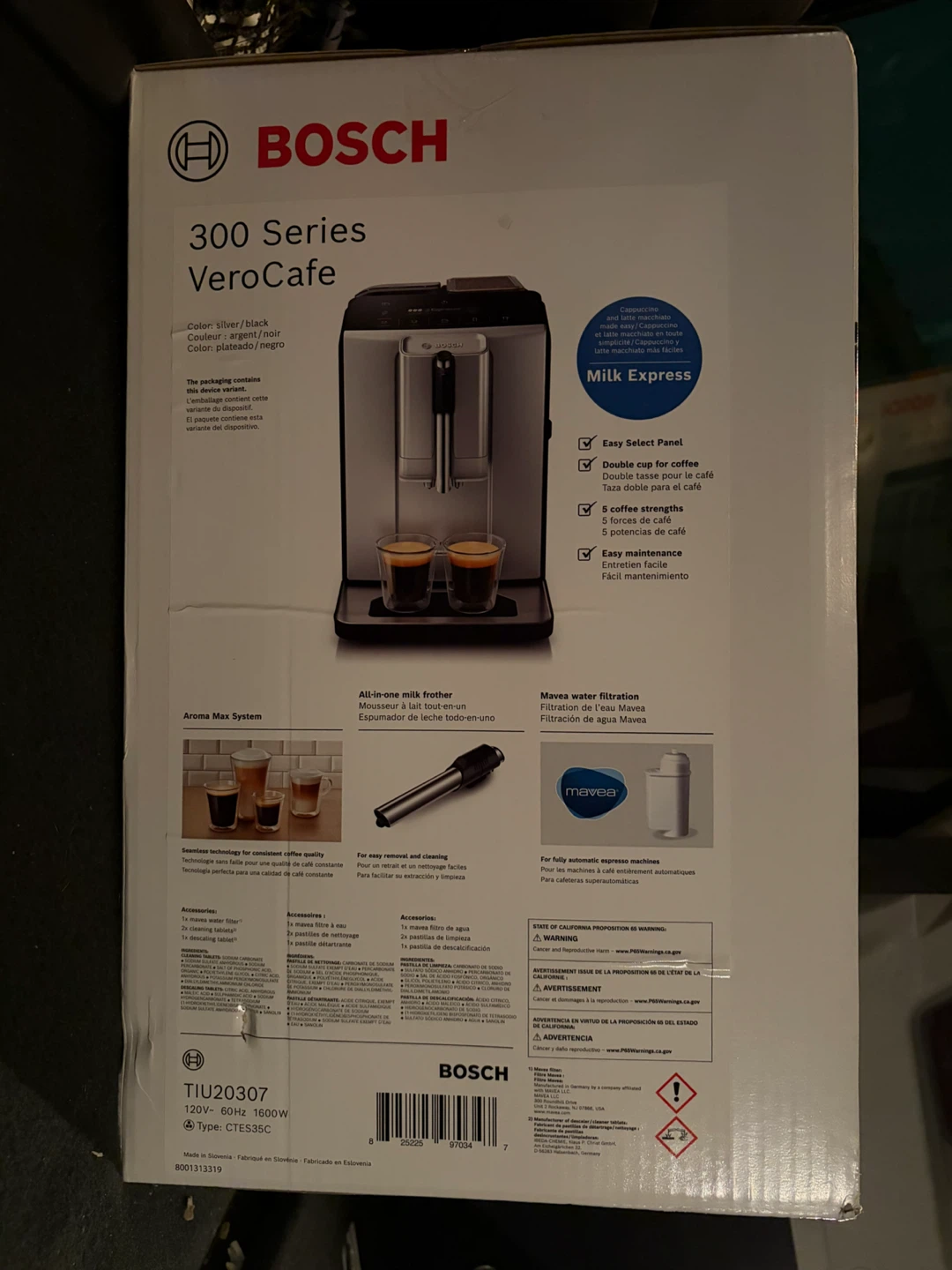 Bosch 300 Series VeroCafe Coffee Machine BNIB - photo 3