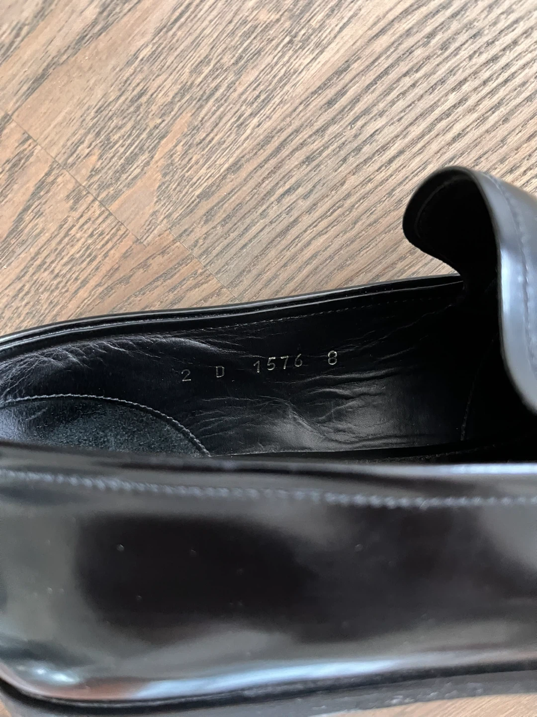 Prada Black Leather Loafers - Size 8 - photo 5