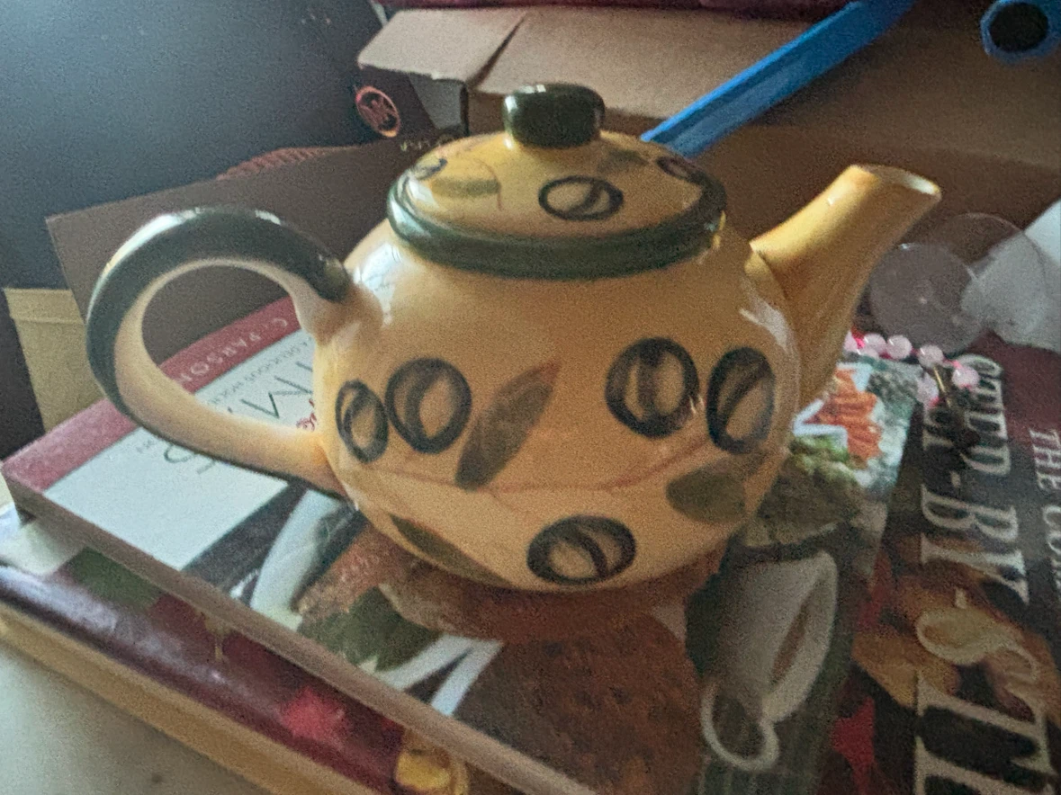 Decorative Yellow Teapot - photo 2