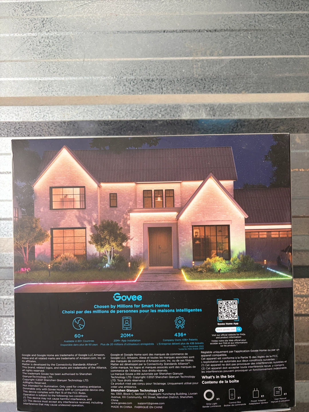 Govee Outdoor Strip Light Evo 32.8 ft Wi-Fi RGBIC BNIB - photo 2