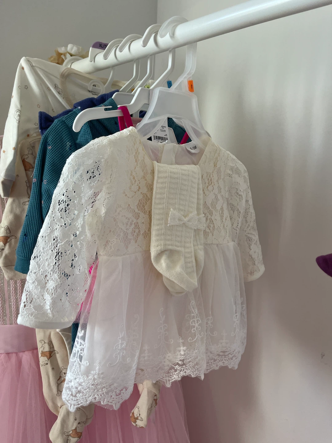 Baby Girl Swimsuit, Bodysuit, Sweater & Hat Set - photo 3