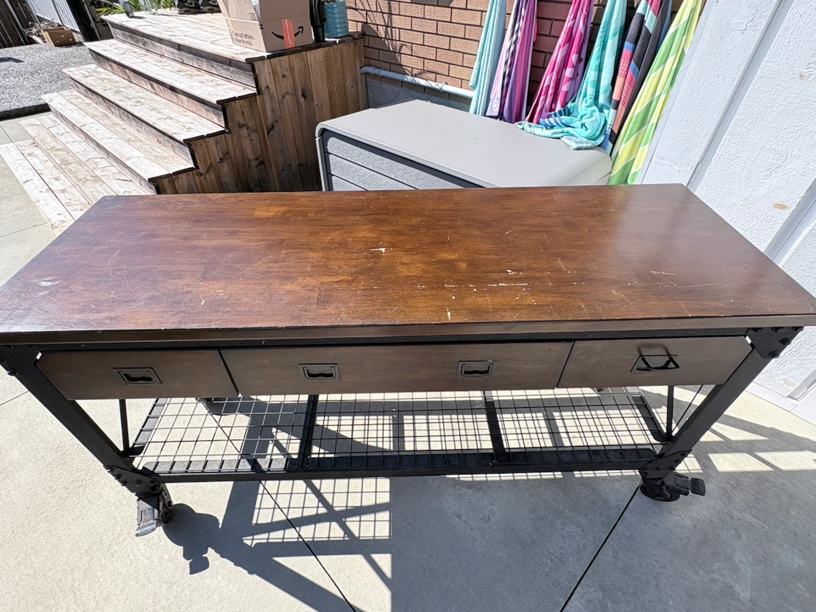 Industrial Cart with 3 Drawers - photo 2