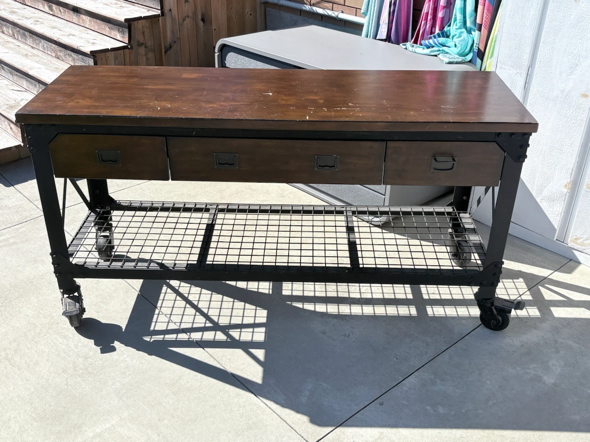 Industrial Cart with 3 Drawers - photo 3