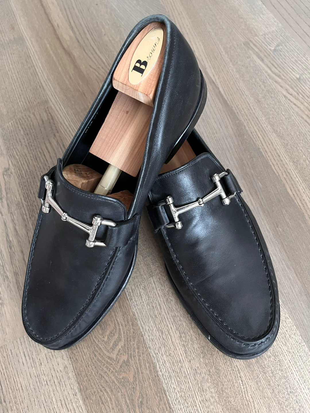 Bally Black Leather Loafers with Horsebit Detail - photo 2