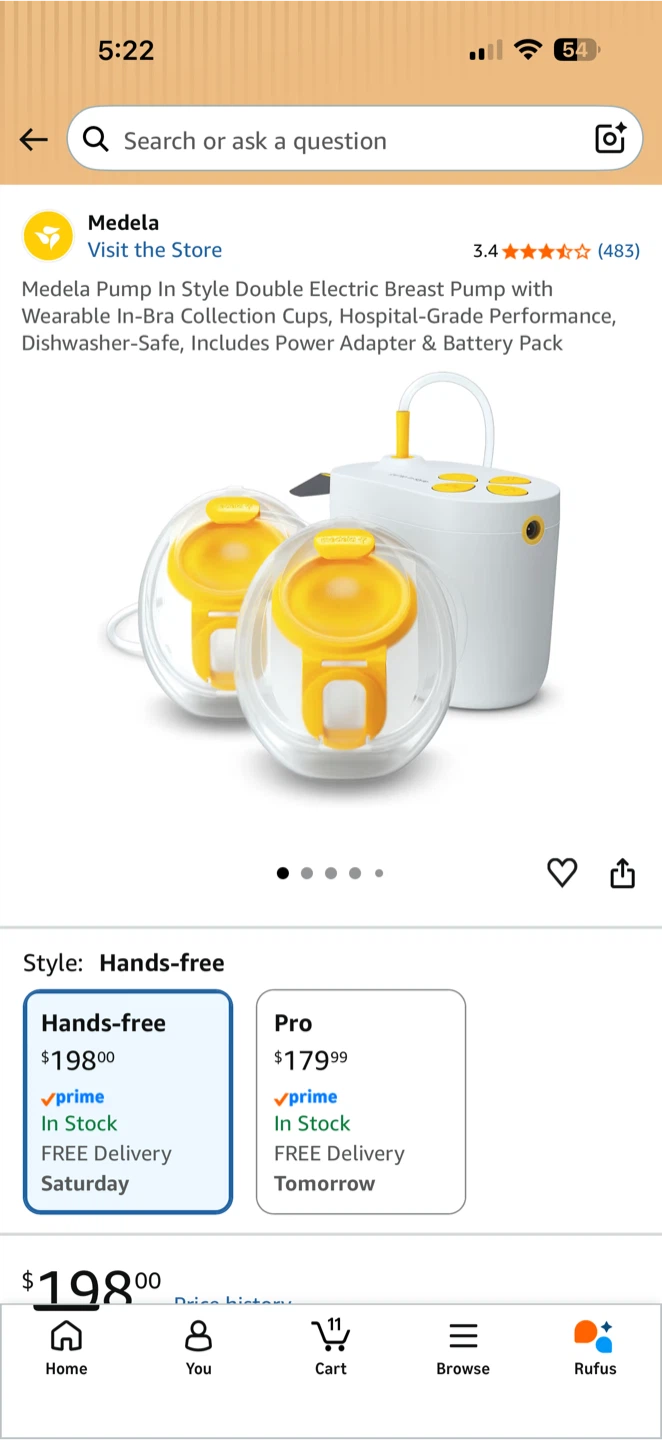 Medela Pump In Style Double Electric Breast Pump