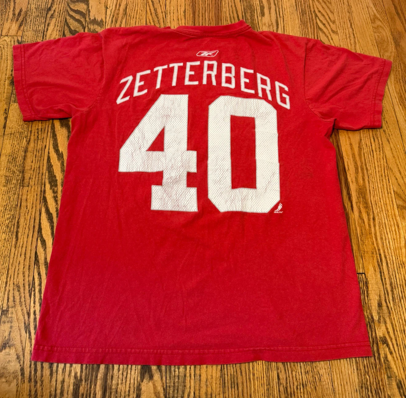 Reebok NHL Detroit Red Wings Zetterberg 40 T-Shirt - photo 2