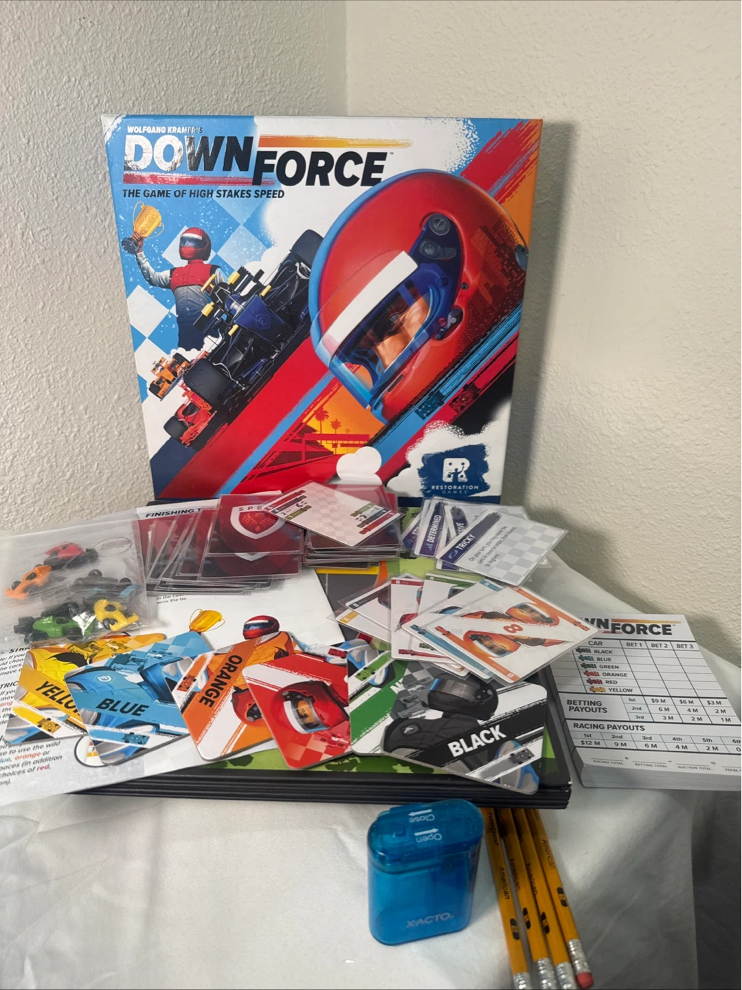Downforce Board Game by Wolfgang Kramer & Reinhard Staupe - photo 2