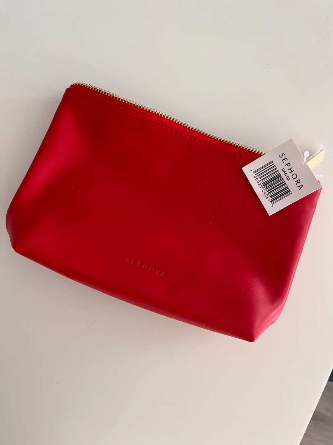 Brand new with tag Sephora Red Cosmetic Bag