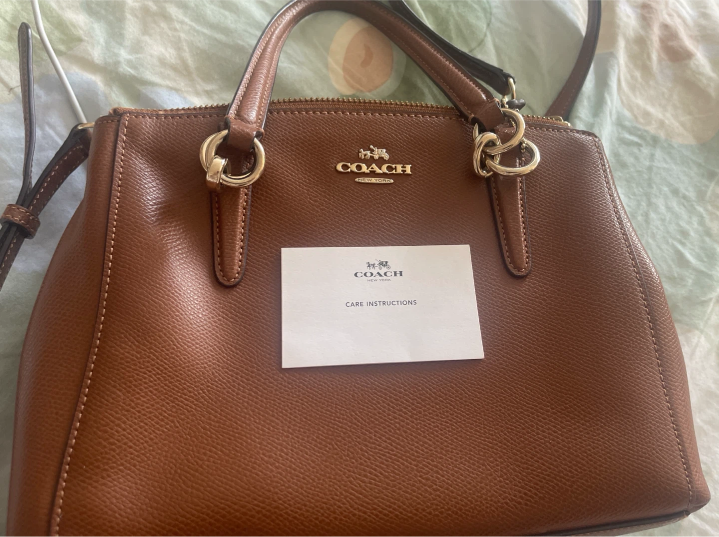 Coach Brown Leather Satchel Handbag - photo 2