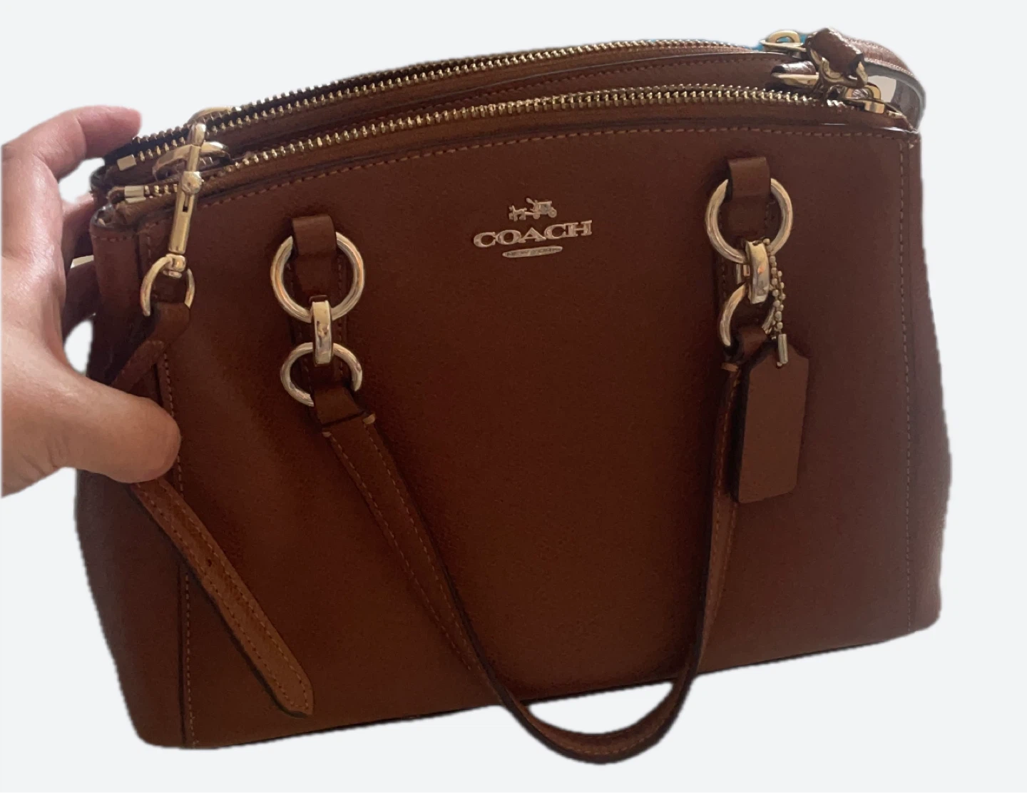 Coach Brown Leather Satchel Handbag - photo 3