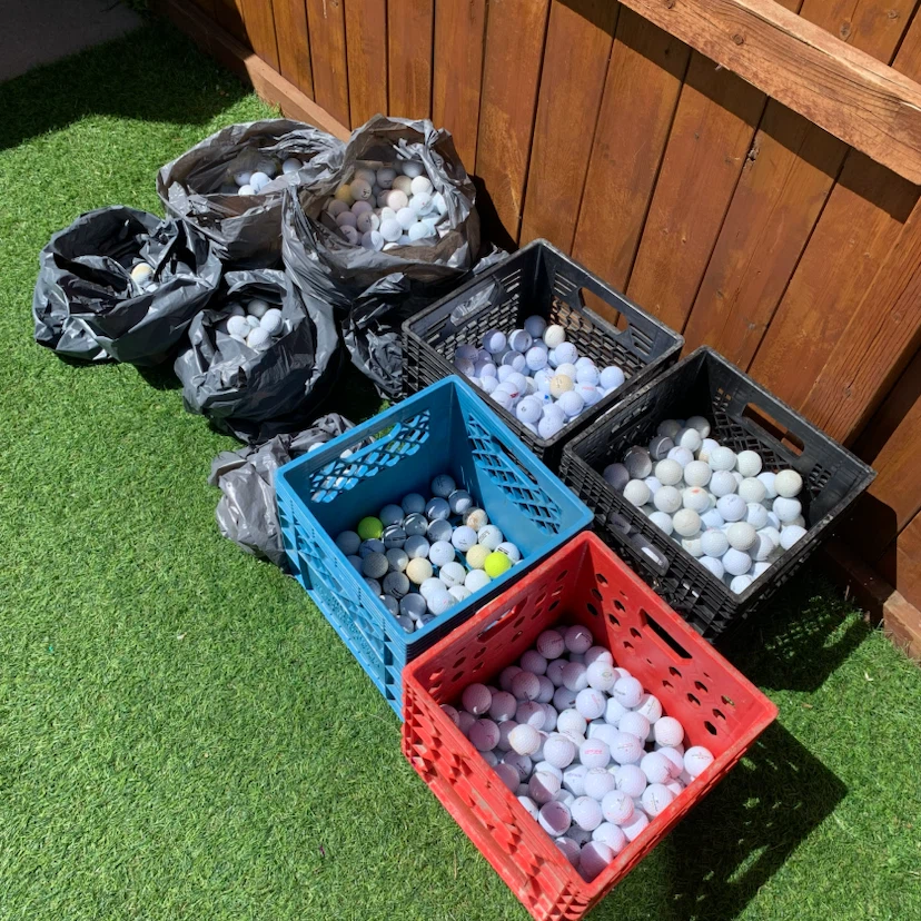 Golf Balls Mixed Brands Used $0.50 Each Golfing Balls