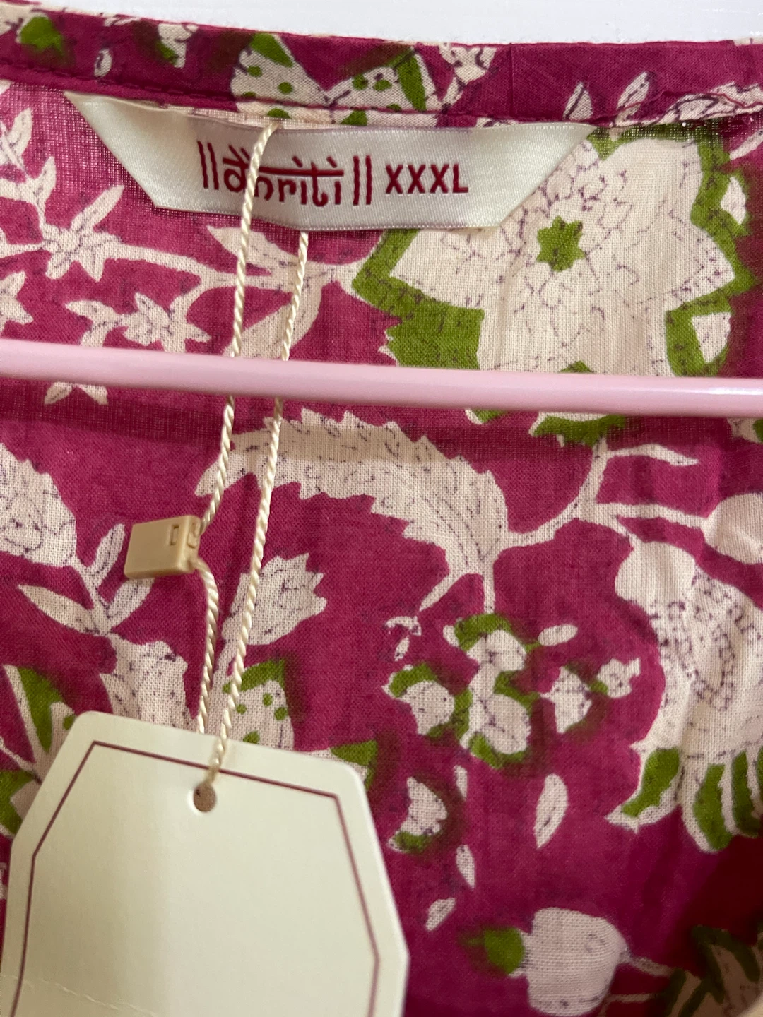 Indian Pakistani Pink Floral Maxi Dress - photo 4