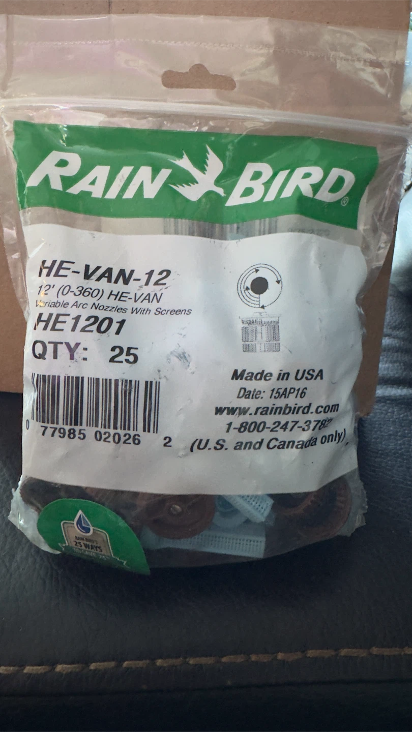 Rain Bird HE-VAN-12 Variable Arc Nozzles - photo 2