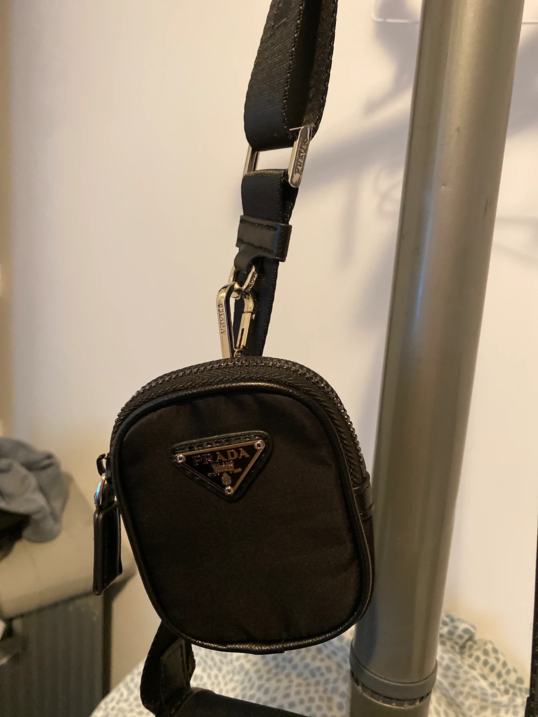 Prada Nylon Crossbody Bag with Pouch - photo 3