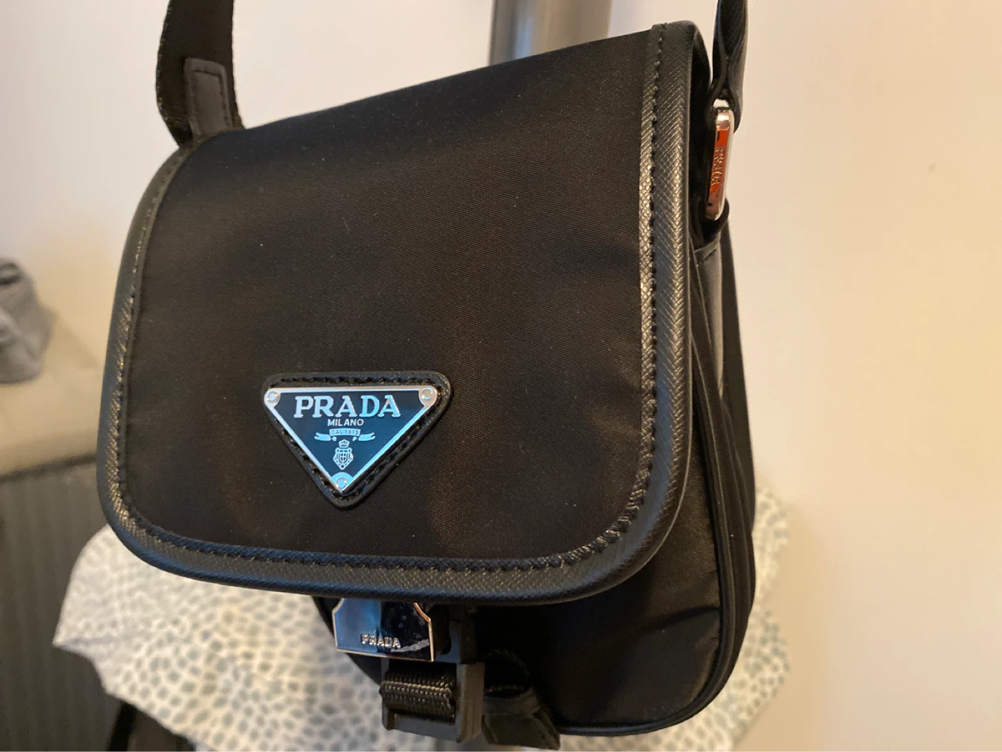 Prada Nylon Crossbody Bag with Pouch - photo 4