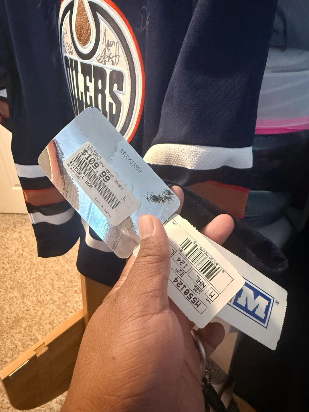 Autograph Oilers Hockey Jersey - photo 4