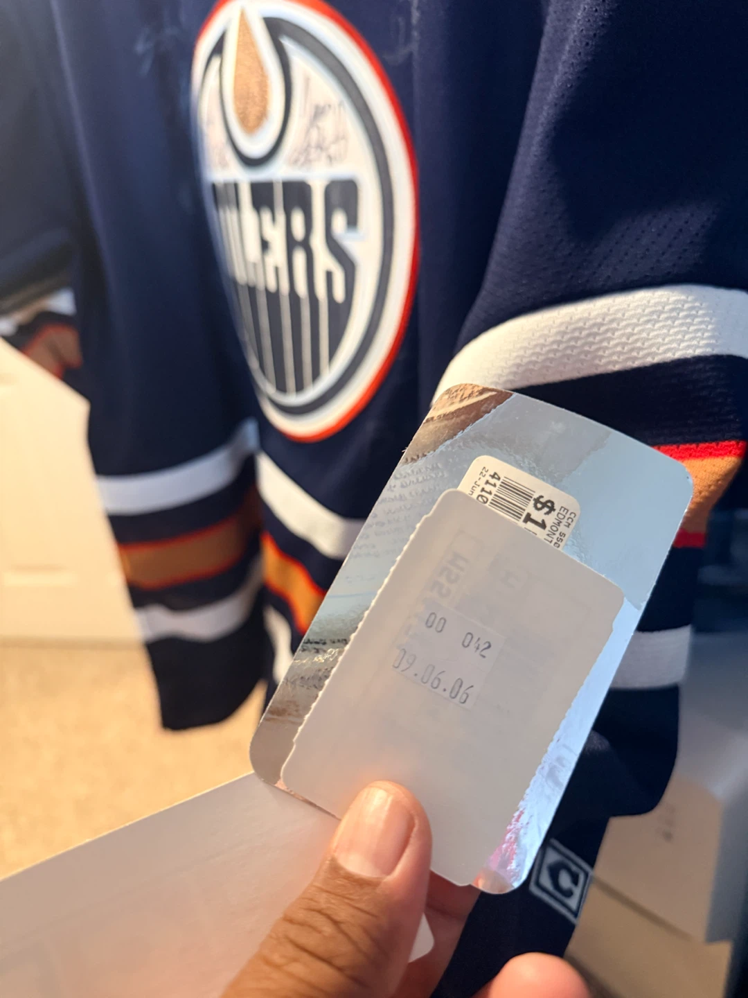 Autograph Oilers Hockey Jersey - photo 5