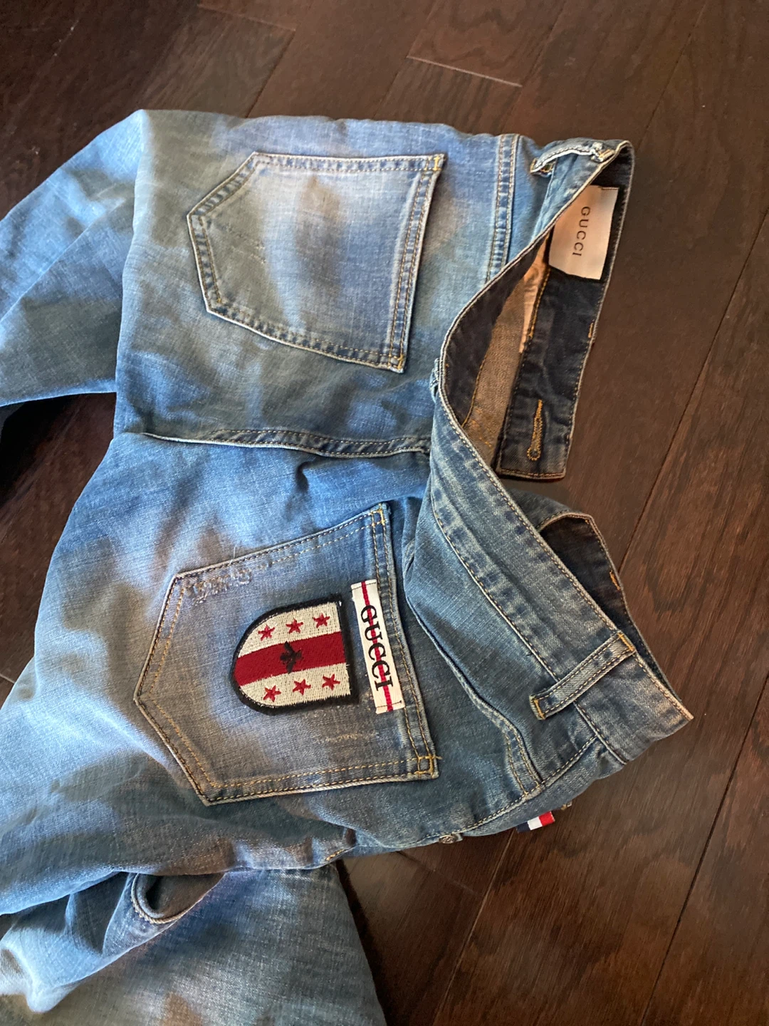 Gucci Distressed Denim Jeans - photo 3