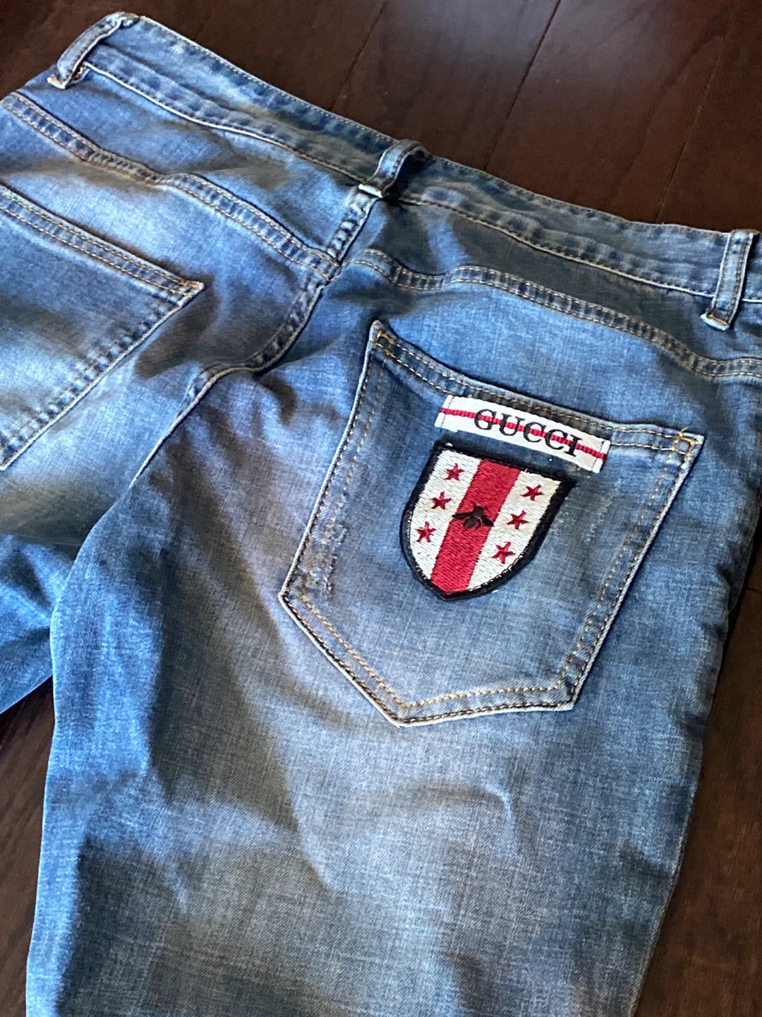 Gucci Distressed Denim Jeans - photo 2