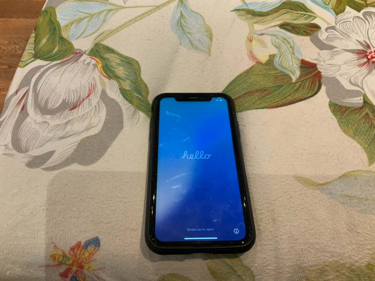 iPhone 6 with guard case