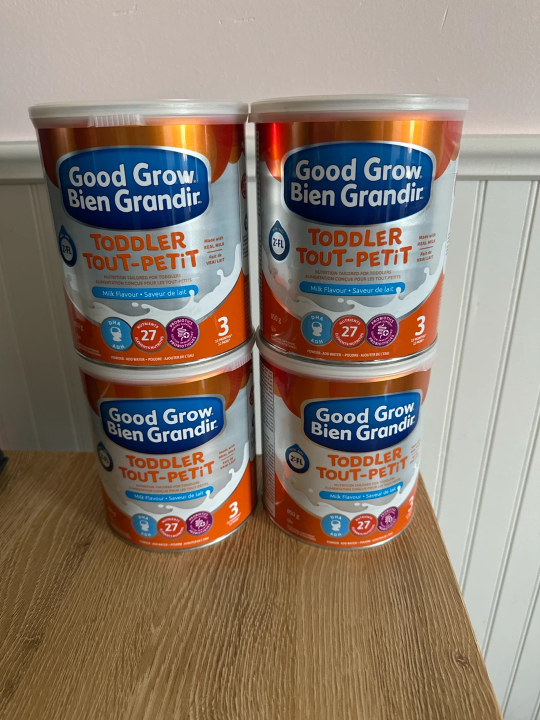 Good Grow Toddler Formula - Milk Flavour - 850g (4 cans)