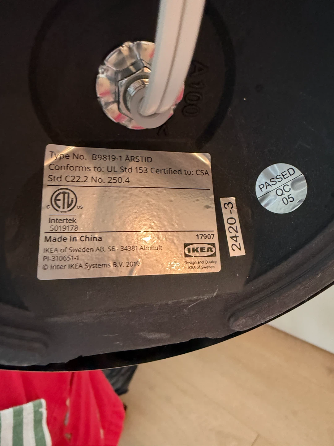 IKEA ÅRSTID Table Lamp - photo 5
