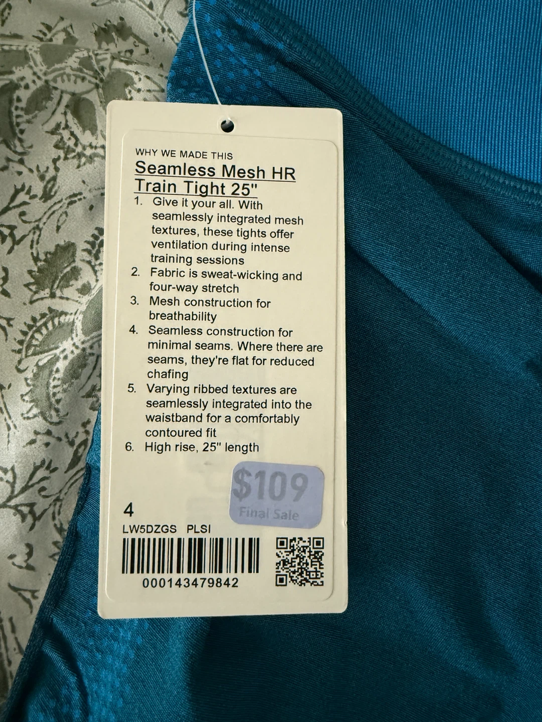 Lululemon Seamless Mesh HR Train Tights 25" - Size 4 - photo 3