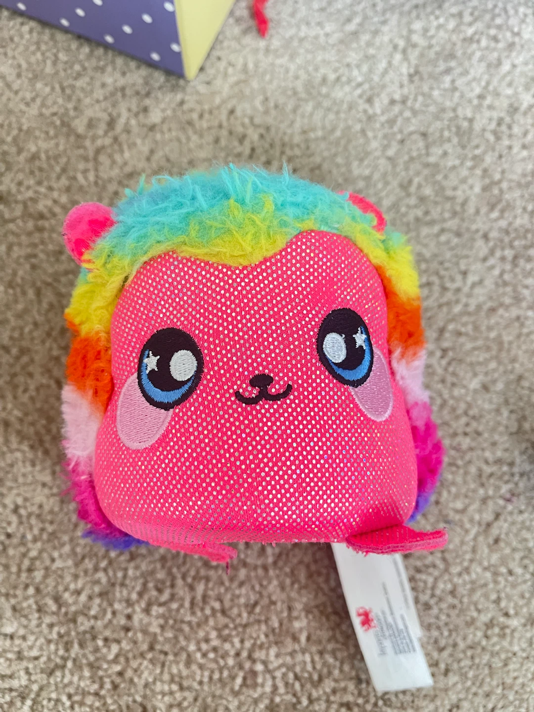 Plush Rainbow Animal Toy