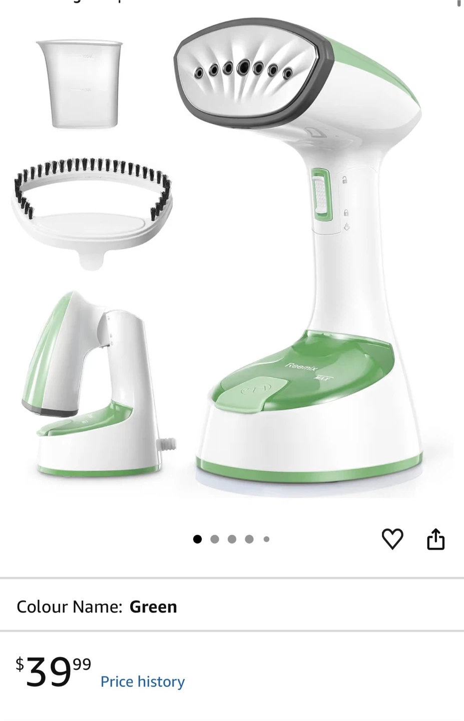 Renaak Portable Fabric Steamer