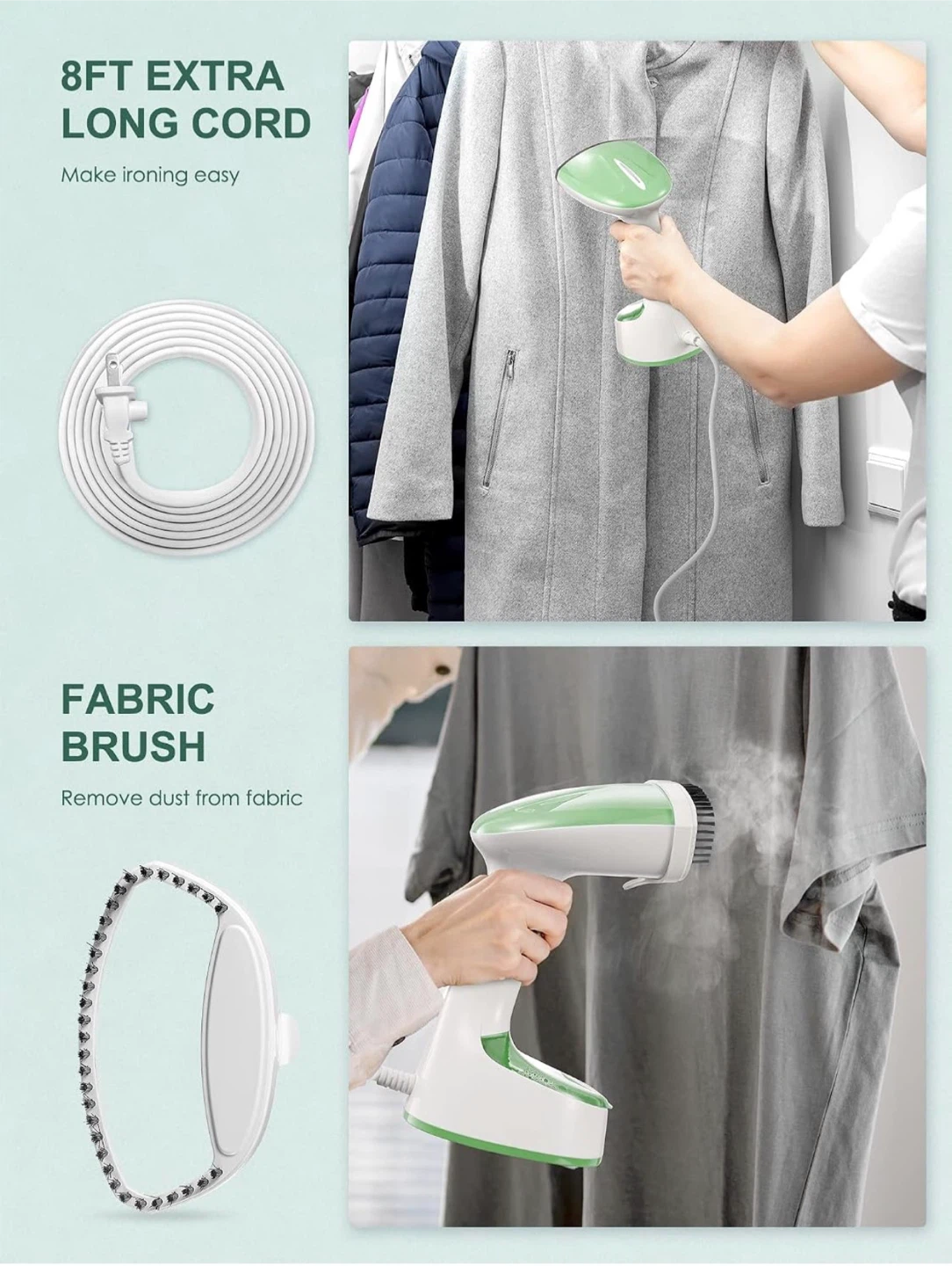 Renaak Portable Fabric Steamer - photo 3
