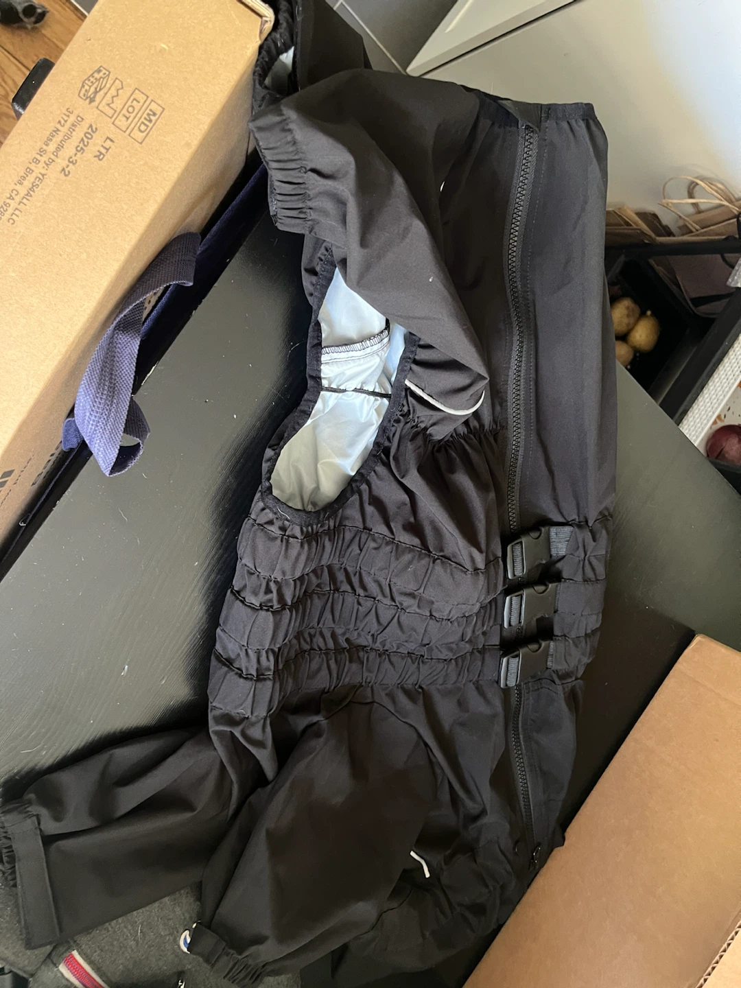 Black Dog Winter Coat - XXL