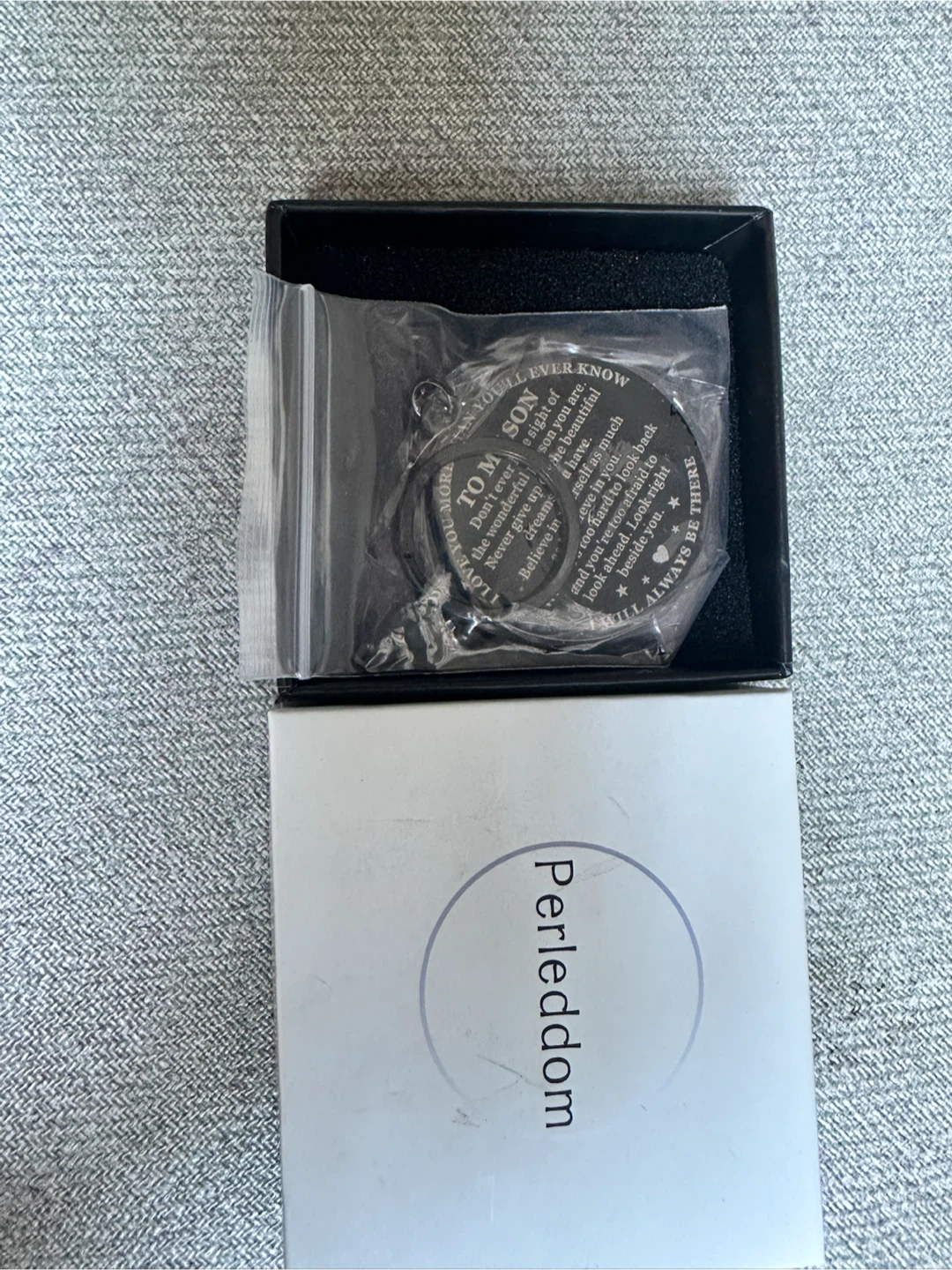 Perleddom "Son" Engraved Keychain - photo 2