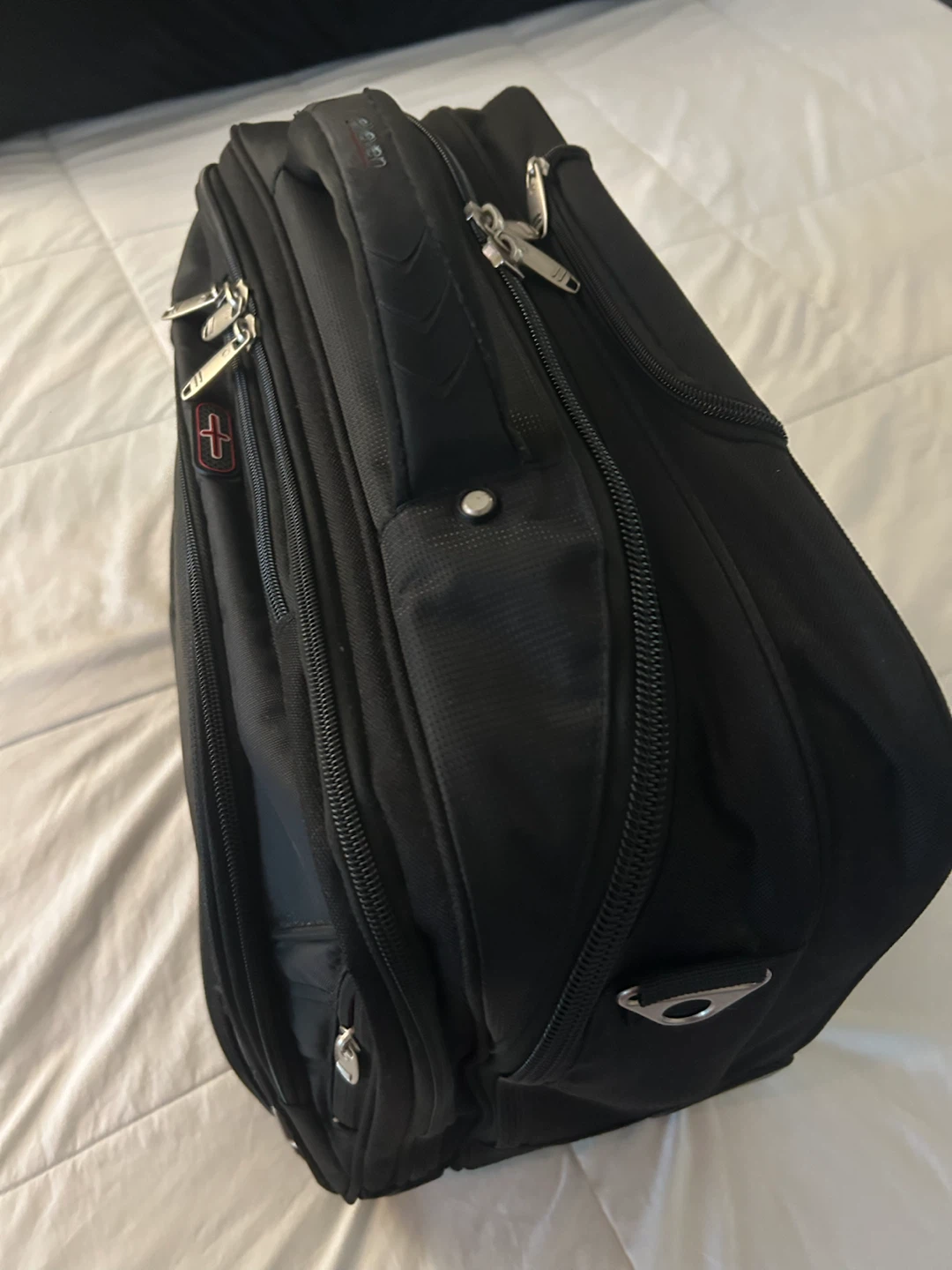 Black TSN Branded Laptop Bag With Wheels - photo 3