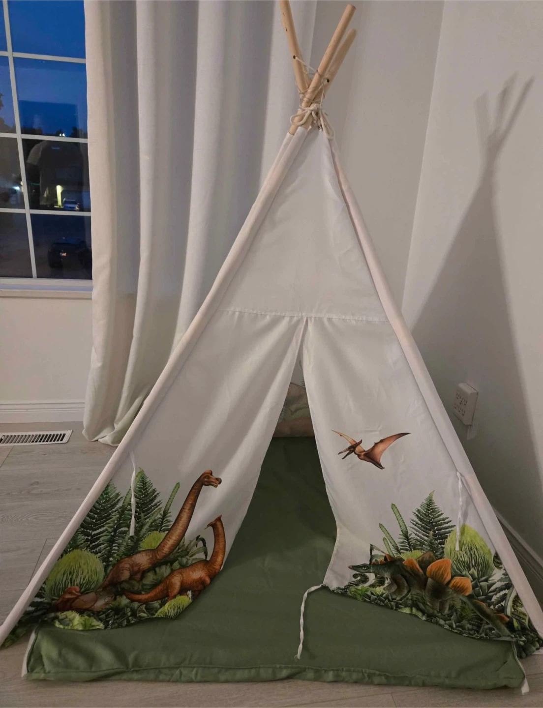 W&O Dinosaur Teepee with Plush Mat - photo 2