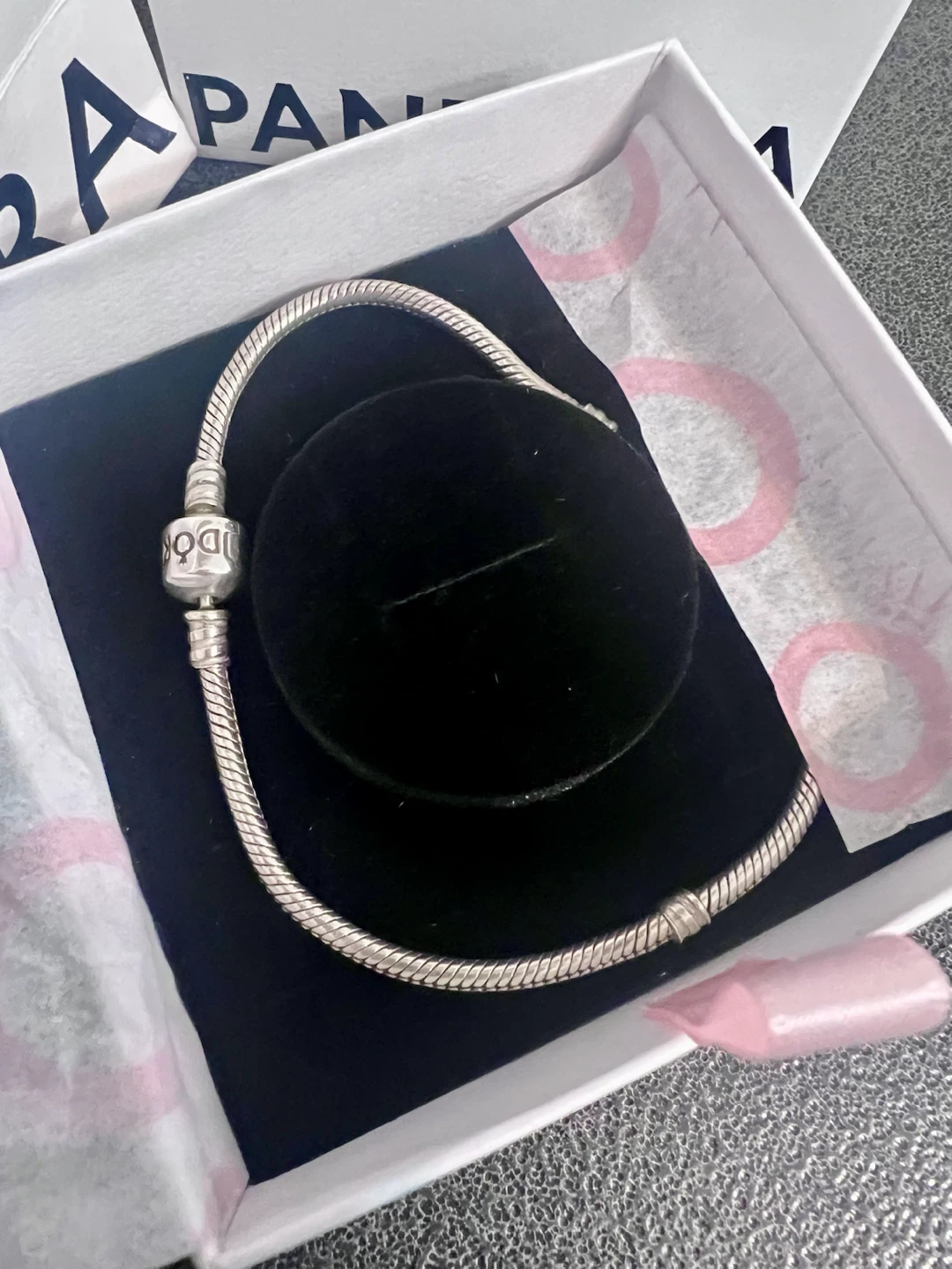 Brand New Pandora Sterling Silver Snake Chain Bracelet – 21 cm - photo 2