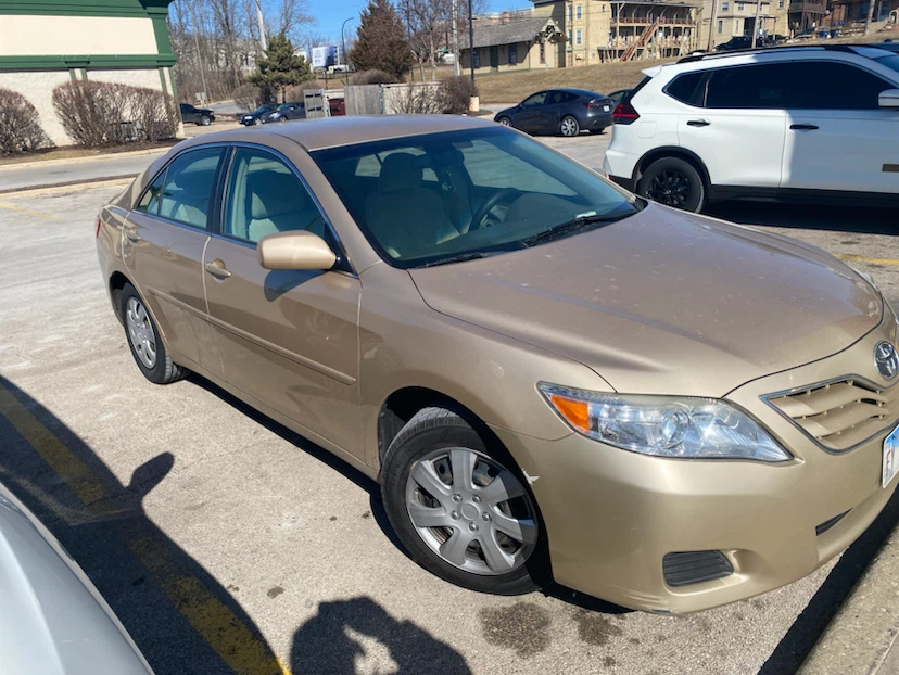 Gold Toyota Camry Sedan